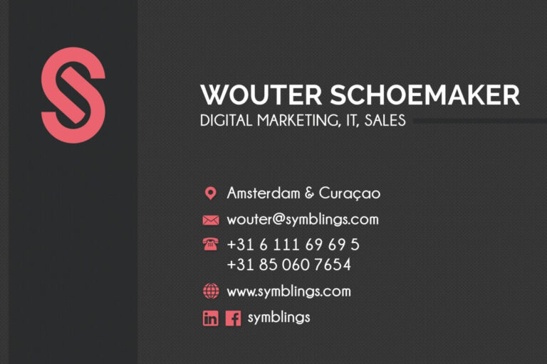 visitekaartje wouter schoemaker