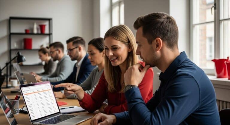 email marketing teamwork office