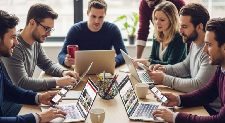 team responsive webdesign