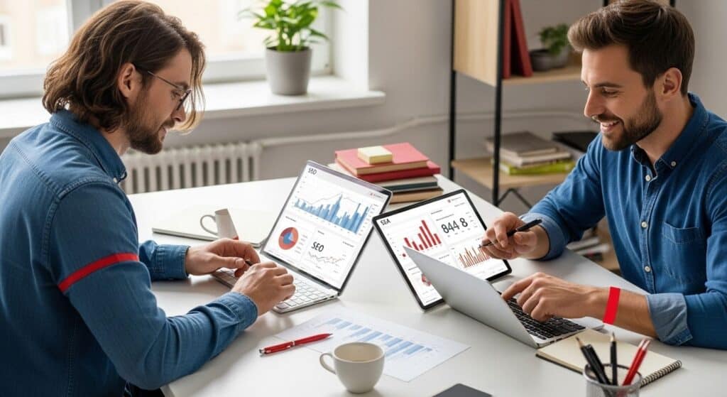 sea vs seo teamwork