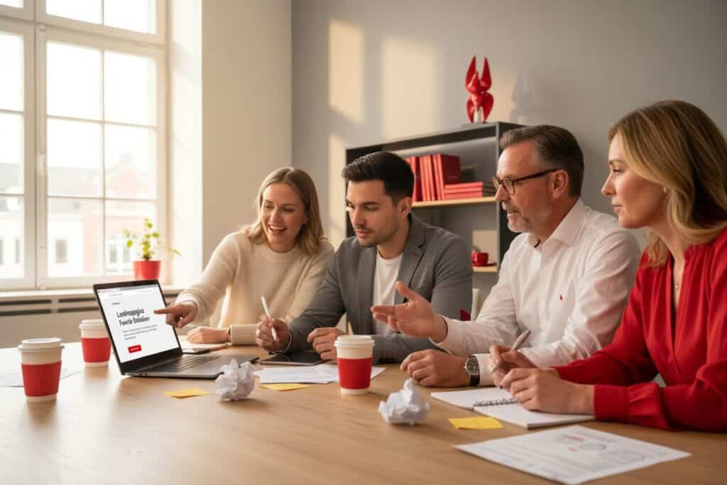 landingspagina team samenwerking