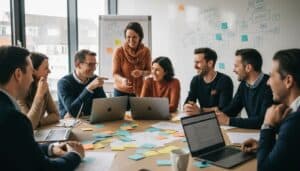 design thinking team session